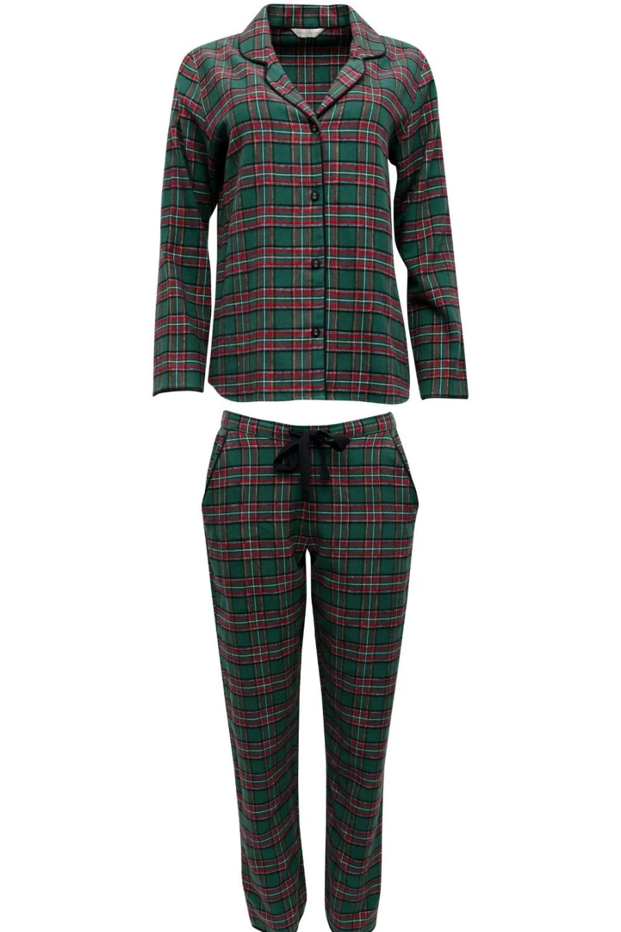 Cyberjammies Whistler Check Flannel Pyjama Set - Cozy Plaid Top & Pants for Women