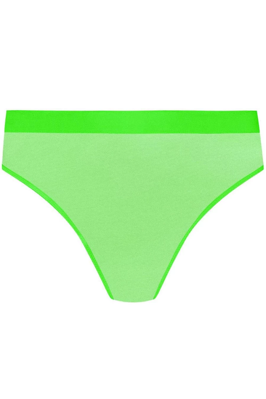 Maison Close Neon Green High Waist Thong - Corps A Corps Style