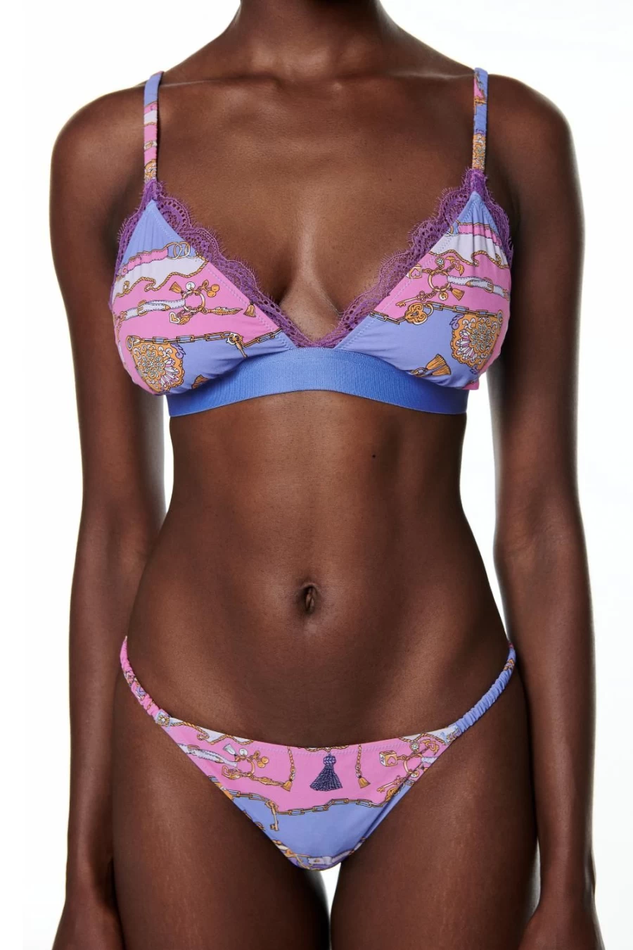 Love Stories Purple Wild Rosie Brief - Women's Lace Underwear