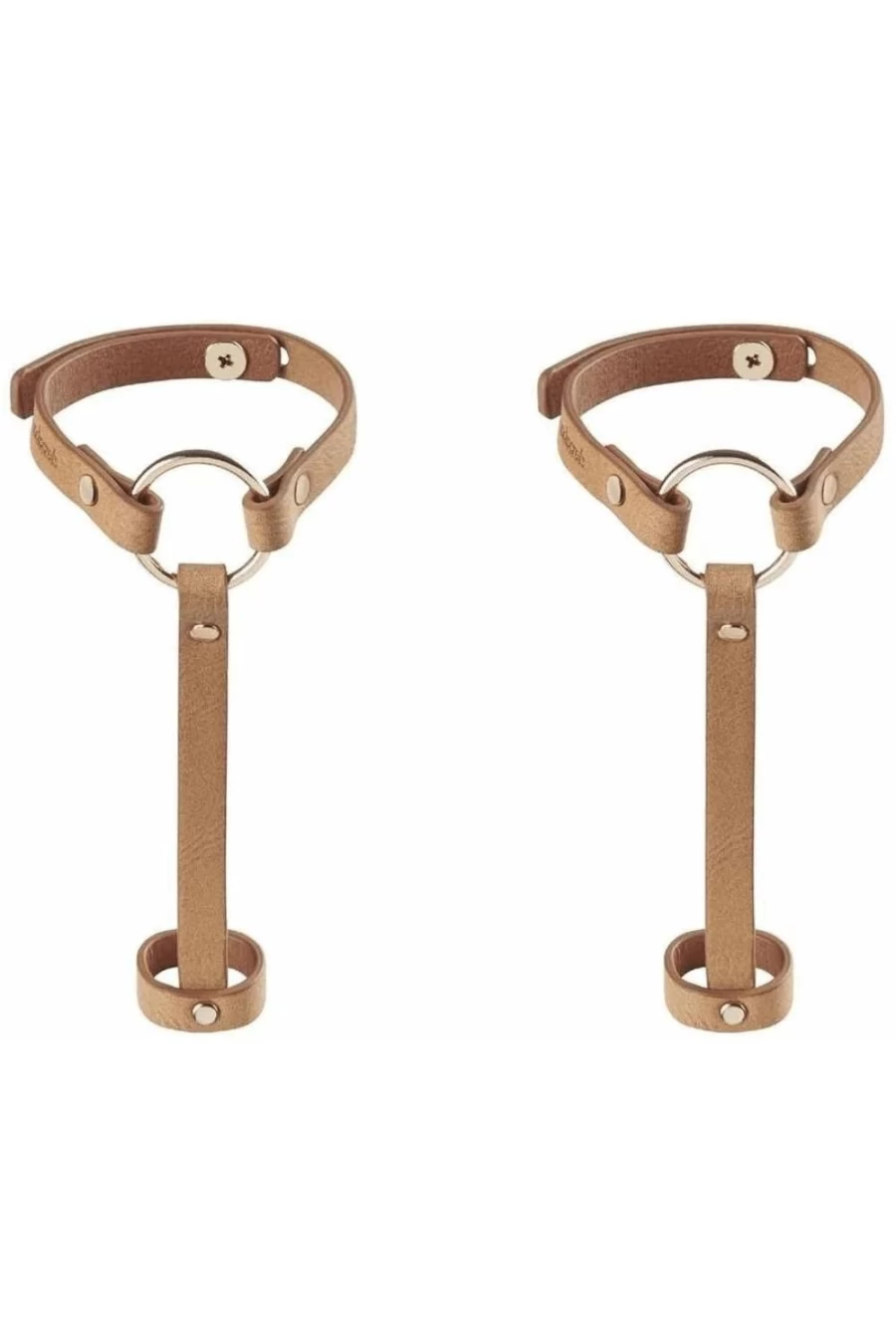 Bijoux Indiscrets Light Brown Maze Hand Harness - Elegant Restraint Accessory