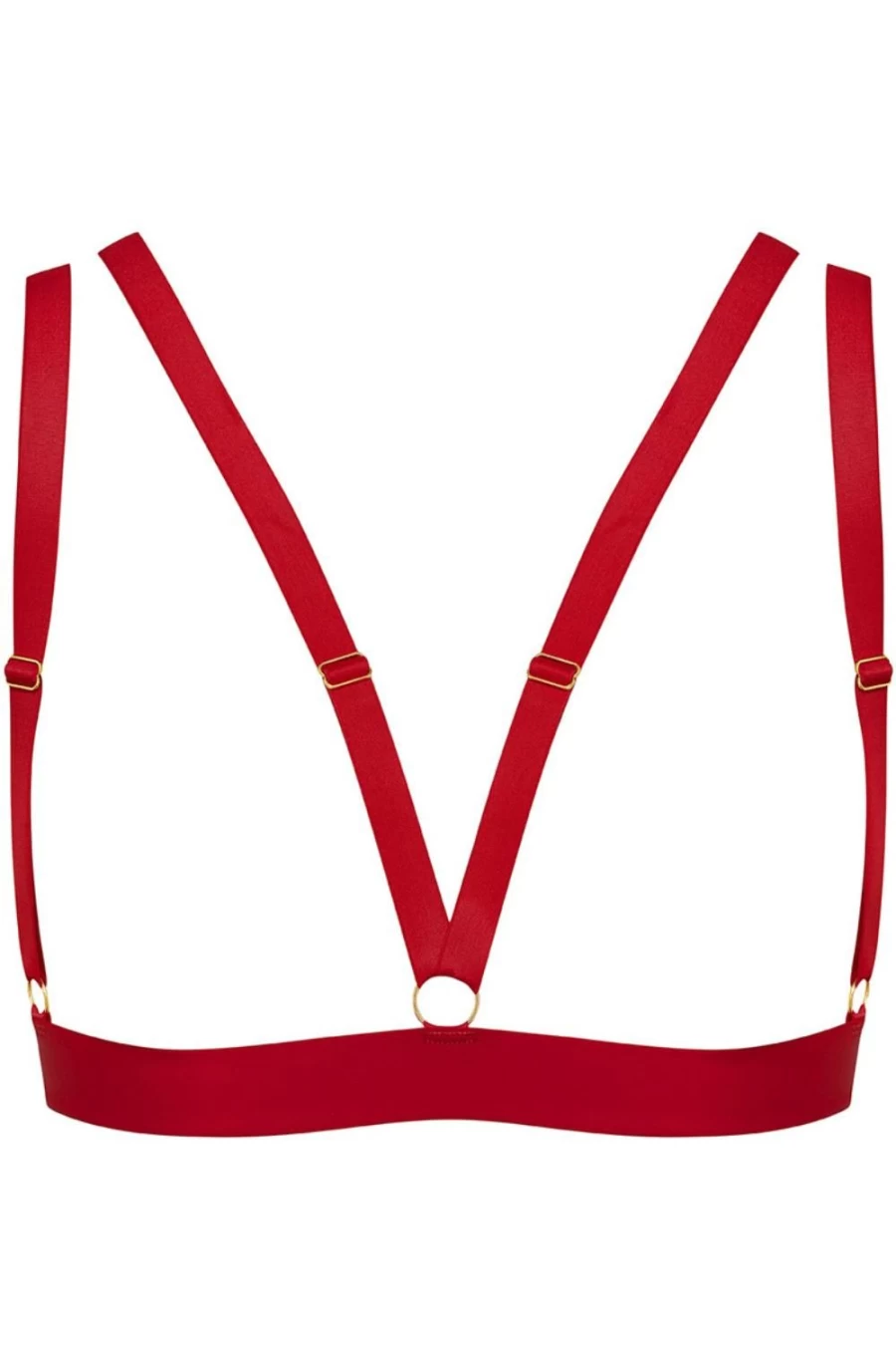 Maison Close Red Tapage Nocturne Cupless Bra - Sensual Lingerie for Women