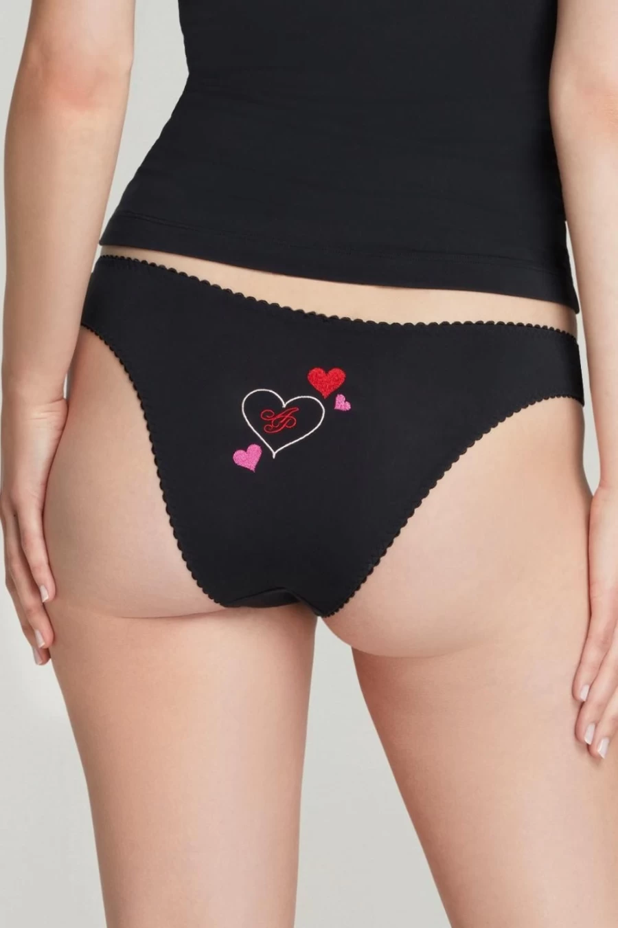 Agent Provocateur Lovie Black Brief - Luxury Lingerie for Women