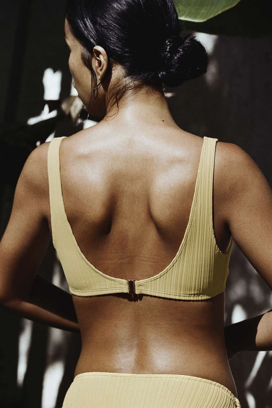 Icone Swim Gioia Yellow Bikini Top - Size L (UK 12) | Women's Swimwear