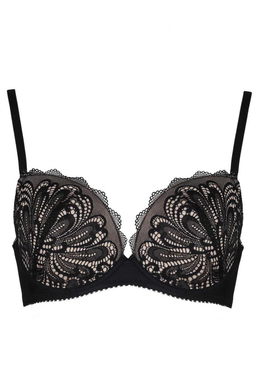 Jolidon Black Push Up Bra for Women - Comfortable & Lift Support UK 32C - Hey Jude Style