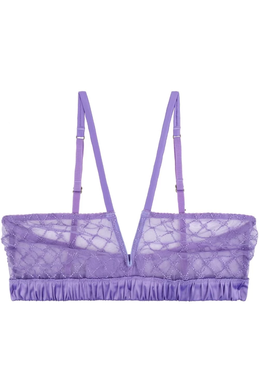 Love Stories Purple Celeste Unpadded Bralette - Comfortable Lace Lingerie