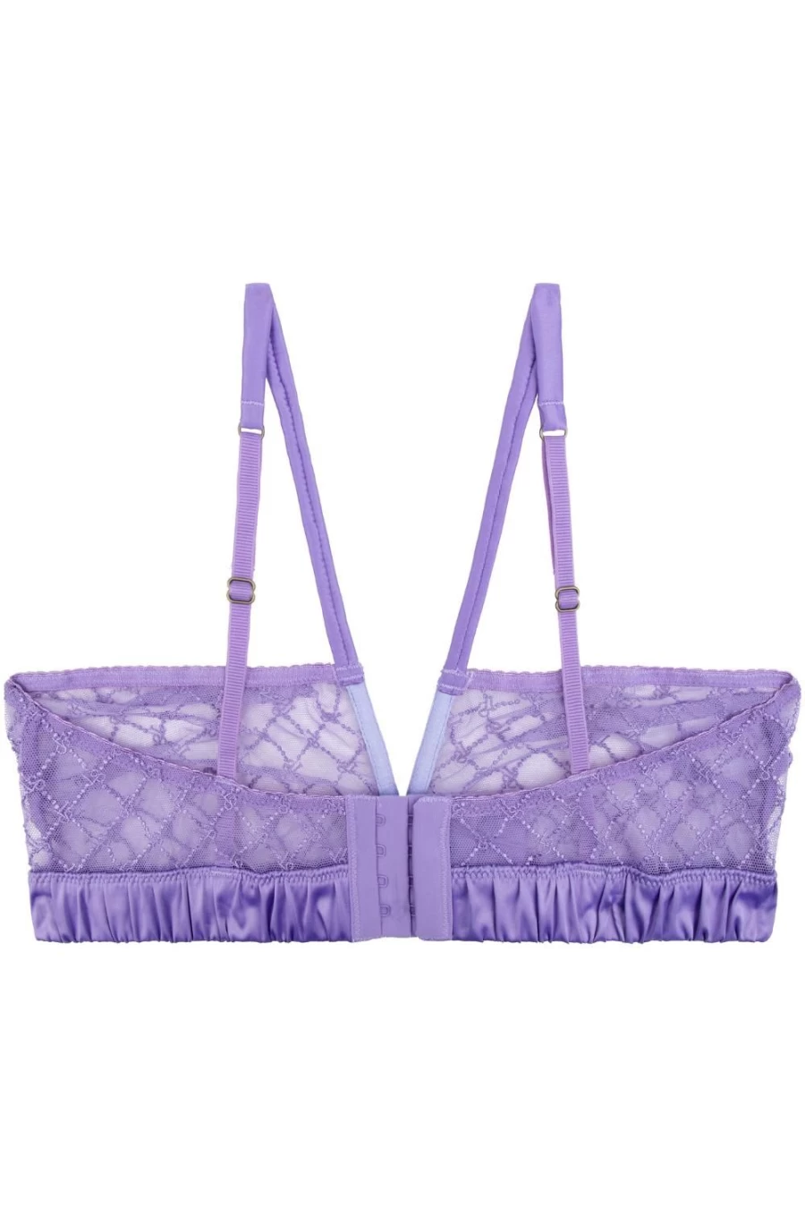 Love Stories Purple Celeste Unpadded Bralette - Comfortable Lace Lingerie