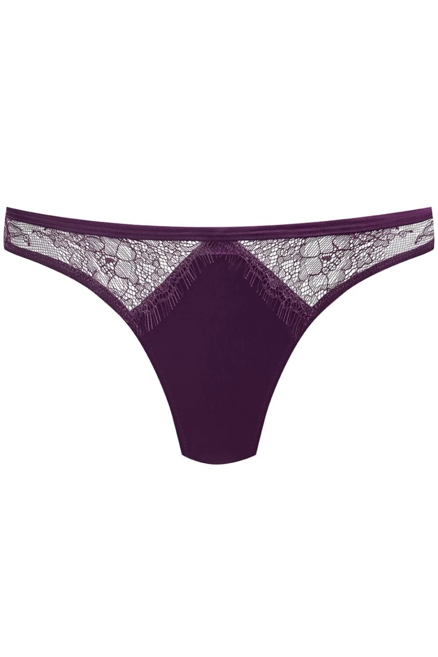 Maison Close Villa Satine Purple Open Brief Lingerie