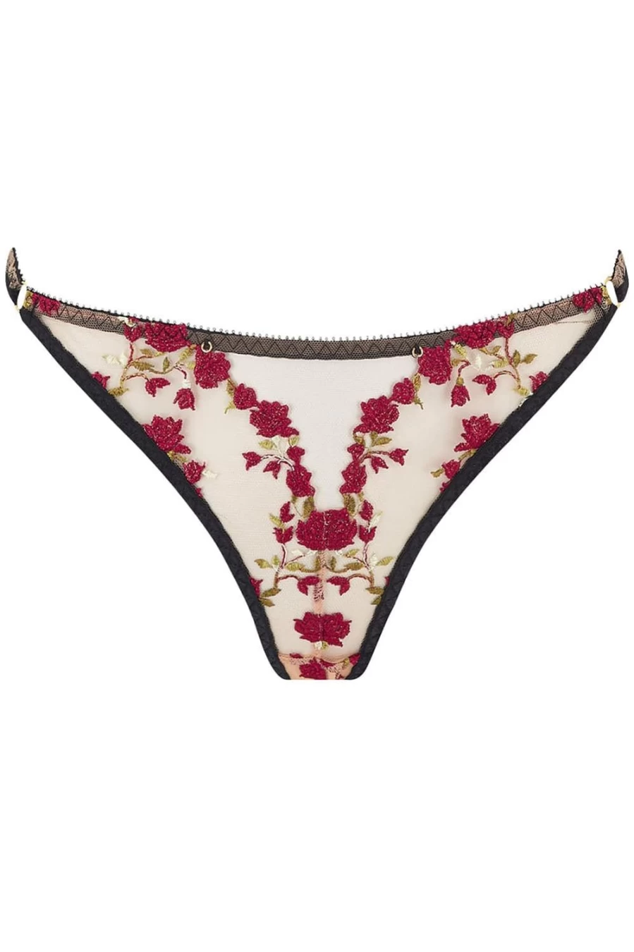 Edge o' Beyond Charlotte En Rouge Brilliant Brief - Red Rose Lingerie