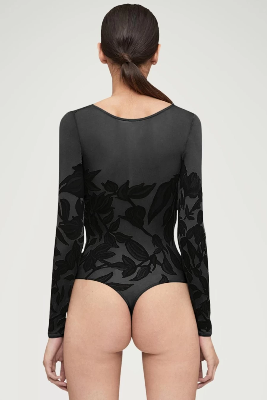 Wolford Black Tattoo Thong Bodysuit - Stylish & Comfortable Women's Underwear