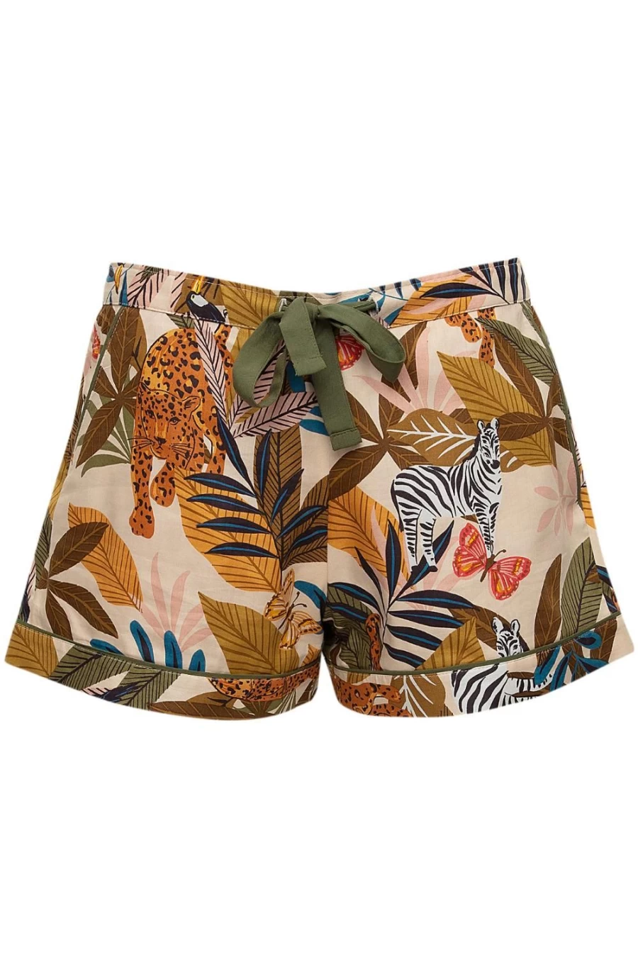 Cyberjammies Savannah Safari Print Multi-Colored Shorts for Women and Men