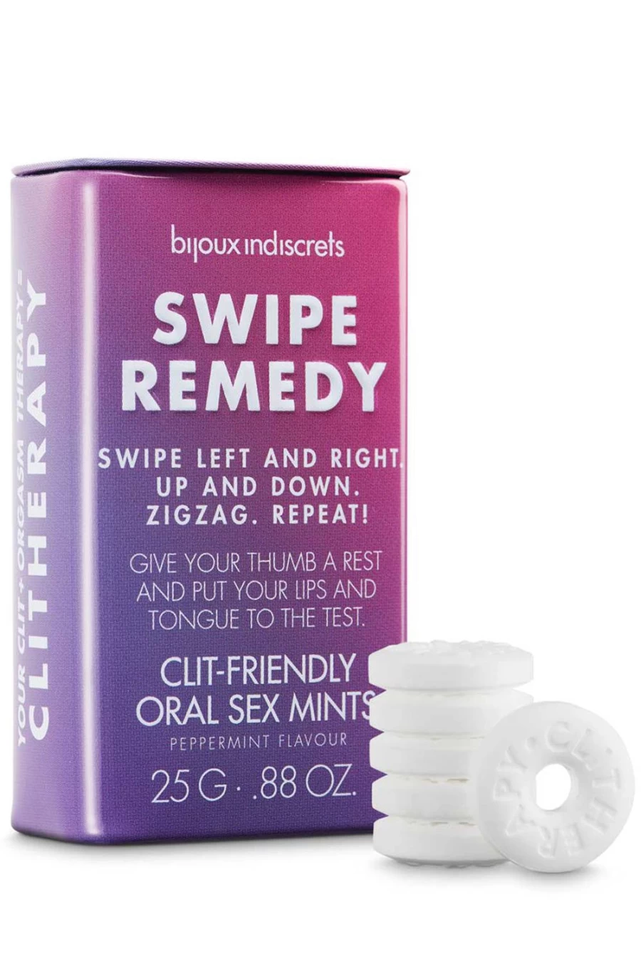 Bijoux Indiscrets Clitherapy Swipe Remedy Oral Pleasure Mints for Enhanced Intimacy