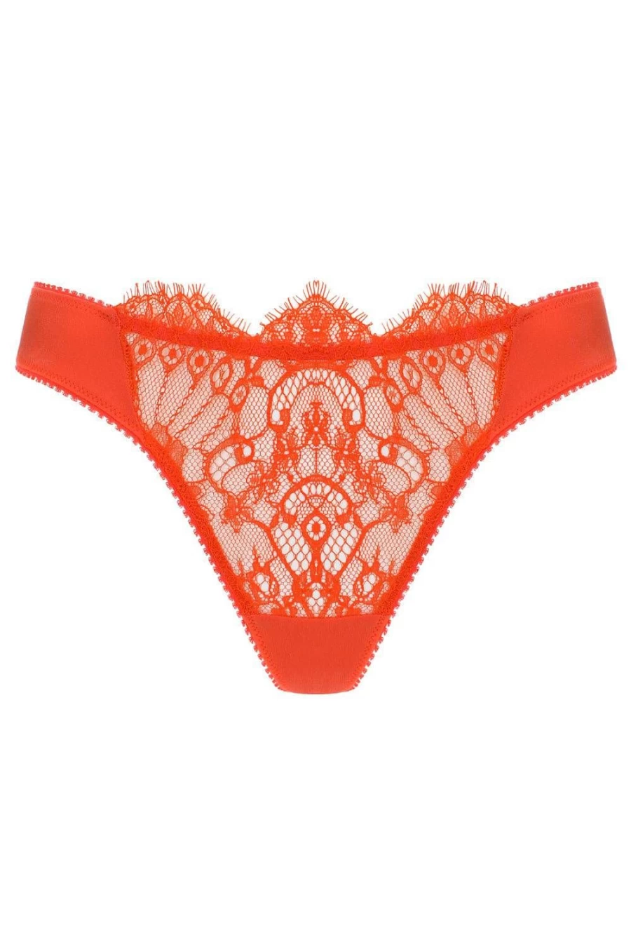 Jolidon Bright Red Lace Thong - French Connection Style Women's Underwear