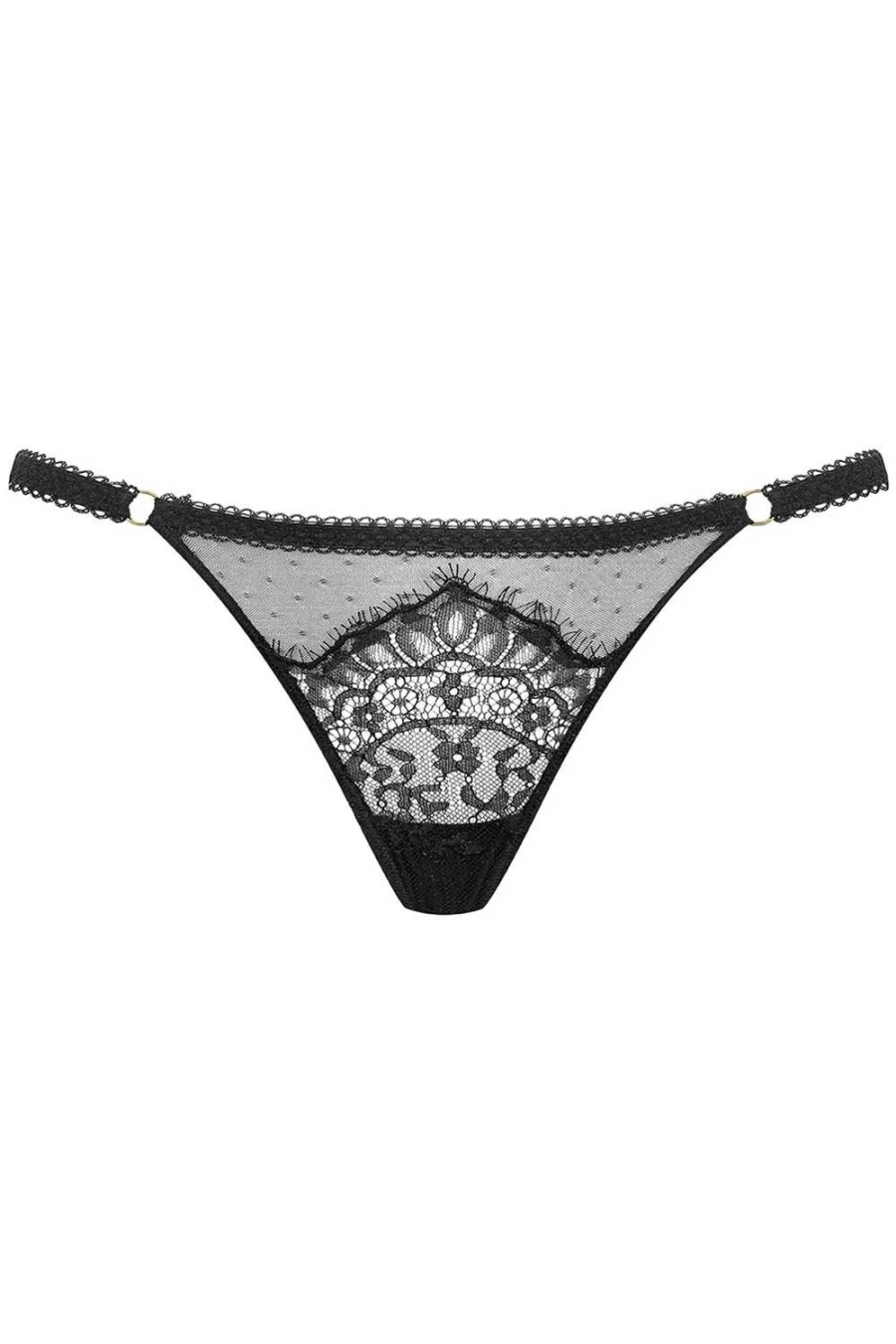 Maison Close Black Divine Mini Thong - Luxury Lingerie Inspiration