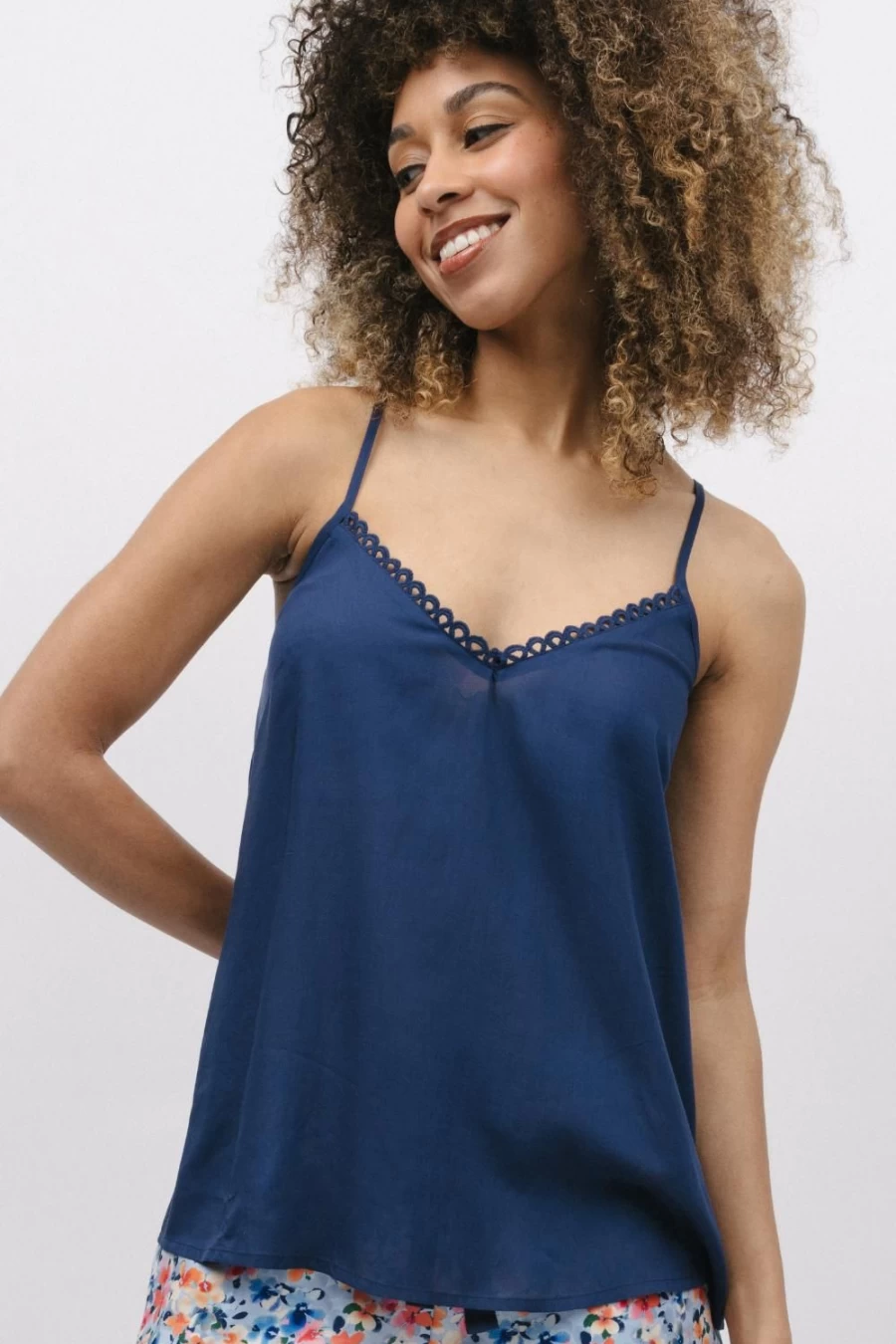 Cyberjammies Dark Blue Modal Camisole - Soft Women's Sleepwear & Loungewear Top