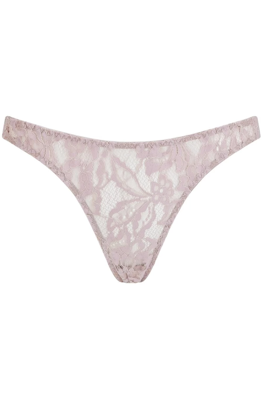 Coco de Mer Muse - Aurelia Open Knicker in Blush | Luxury Lingerie