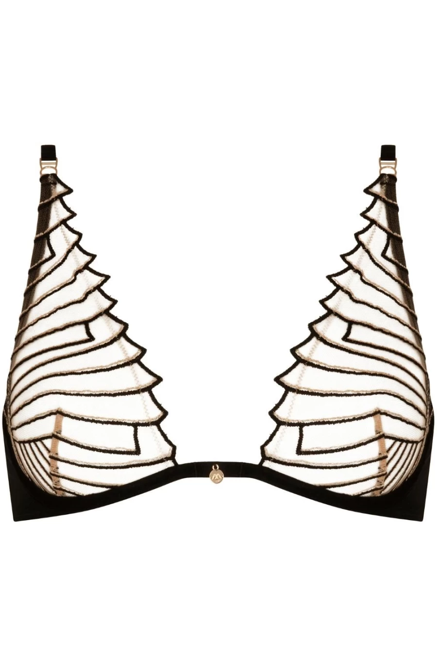 Atelier Amour Underwired Triangle Bra in Cosmic Dream - Supportive & Comfortable Lingerie