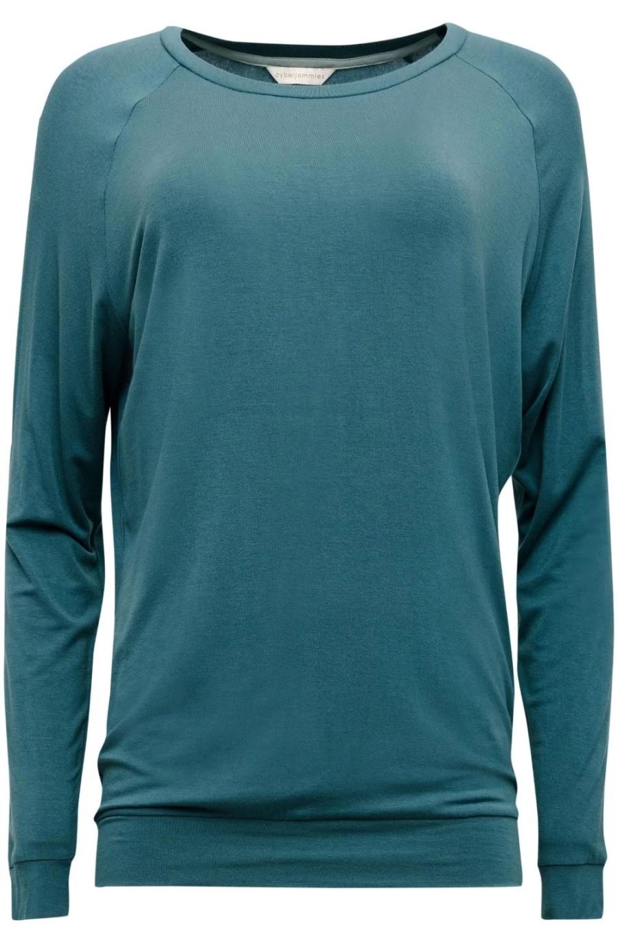Cyberjammies Hannah Green Long Sleeve Slouch Jersey Top for Women