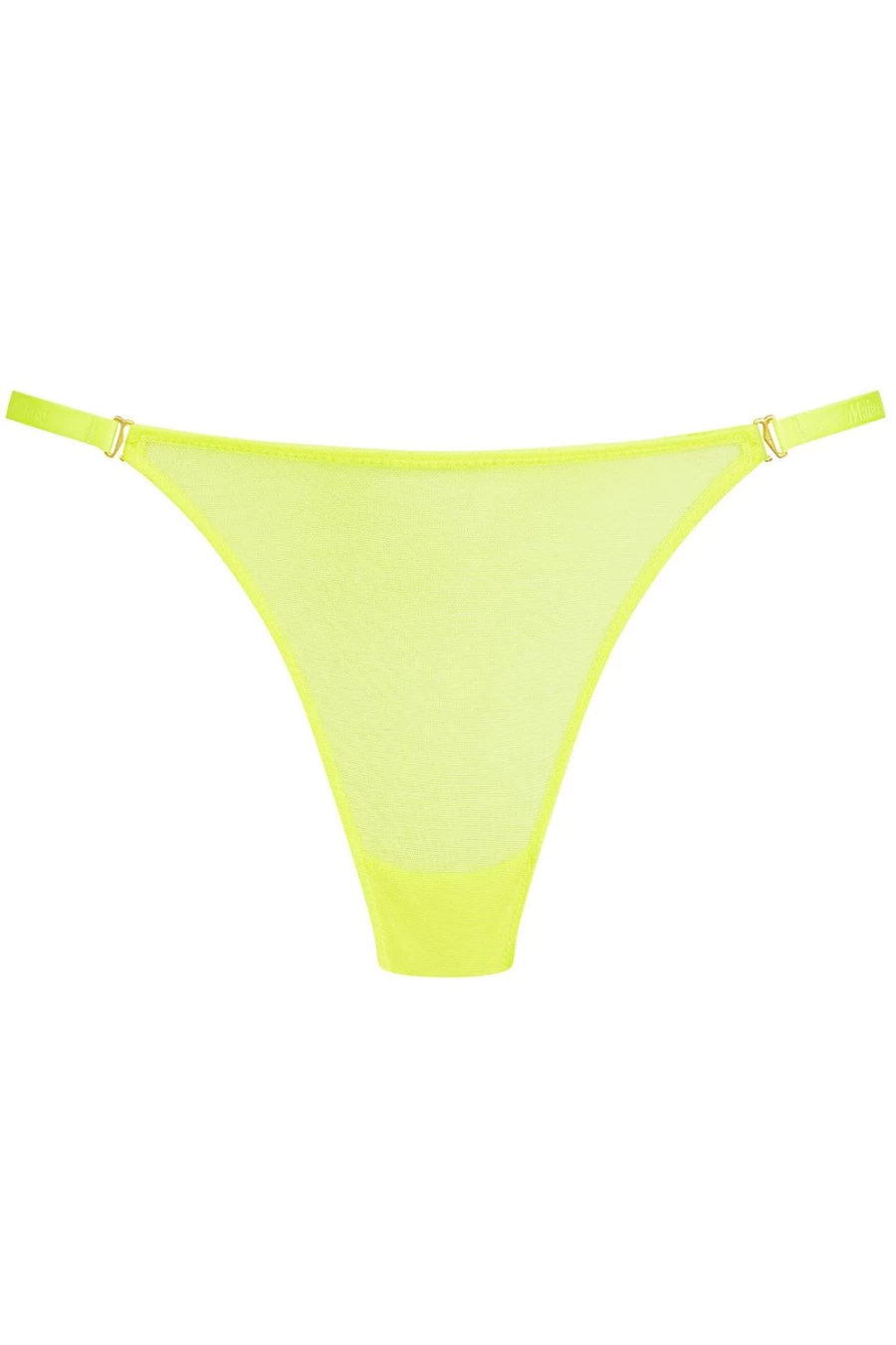 Maison Close Neon Yellow Corps A Corps Mini Thong - Sensual Lingerie