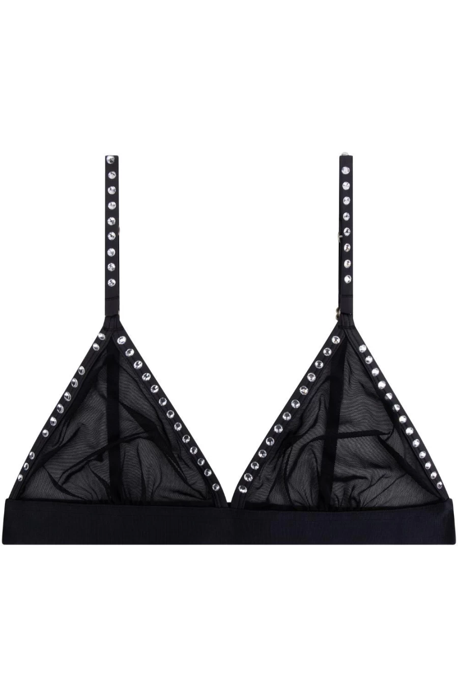 Love Stories Black Uma Unpadded Bralette - Comfortable Lace Bralette for Women