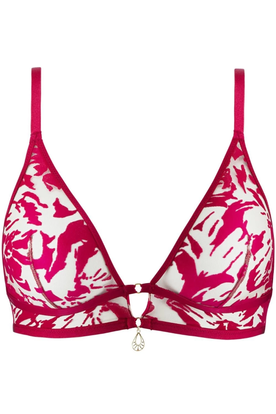 Aubade Hot Pink Wild Vibration Triangle Bra - Lingerie for Women