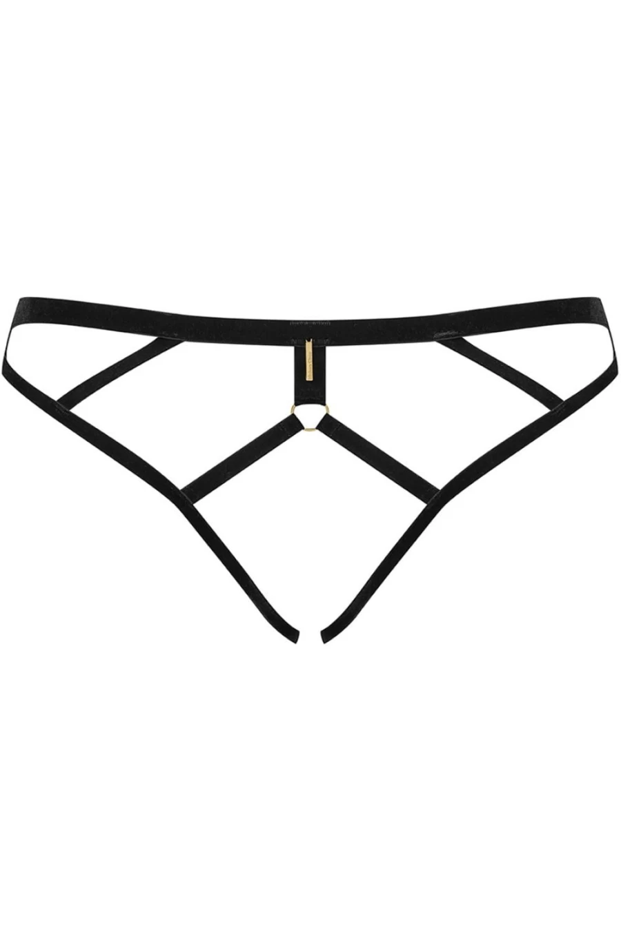 Maison Close Black Velvet Les Fetiches Open Brief Lingerie