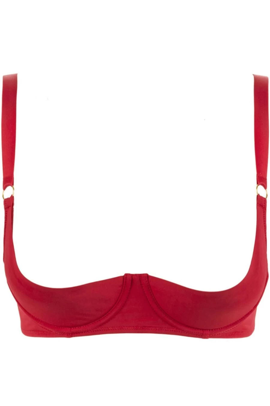 Maison Close Red Tapage Nocturne Quarter Cup Bra - Lingerie & Women's Underwear