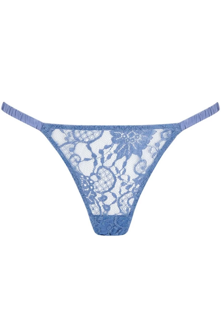 Coco de Mer Sky Blue Brazilian Knicker - Luxury Lingerie