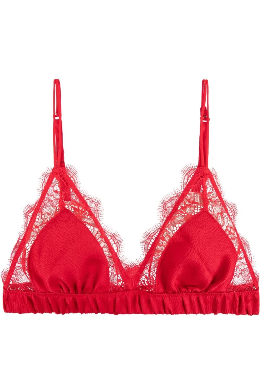 Love Stories Red Lace Unpadded Bralette - Romantic & Comfortable Women's Underwear
