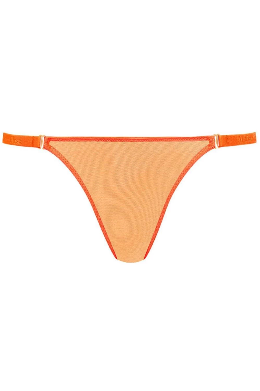 Maison Close Neon Orange Corps A Corps Mini Thong - Sensual Lingerie