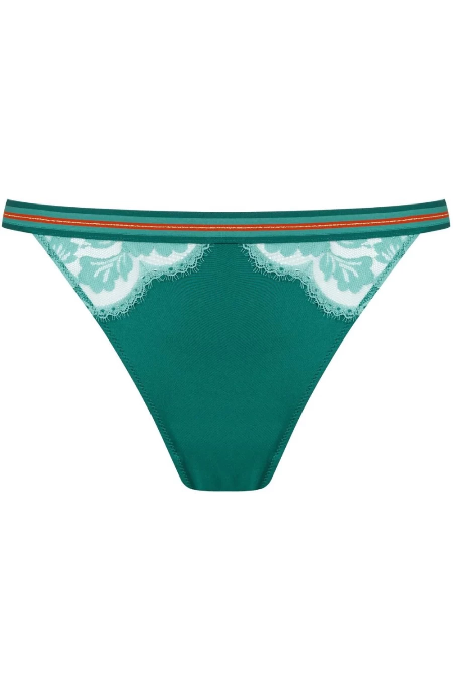 Mey Opal Green Tanga Brief - Elegant Poetry Vogue Lace Underwear for Women