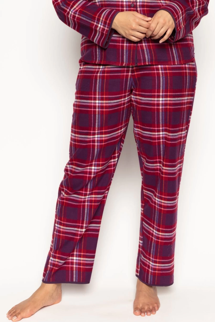 Cyberjammies Clarissa Check Multi Color Pyjama Pants for Women