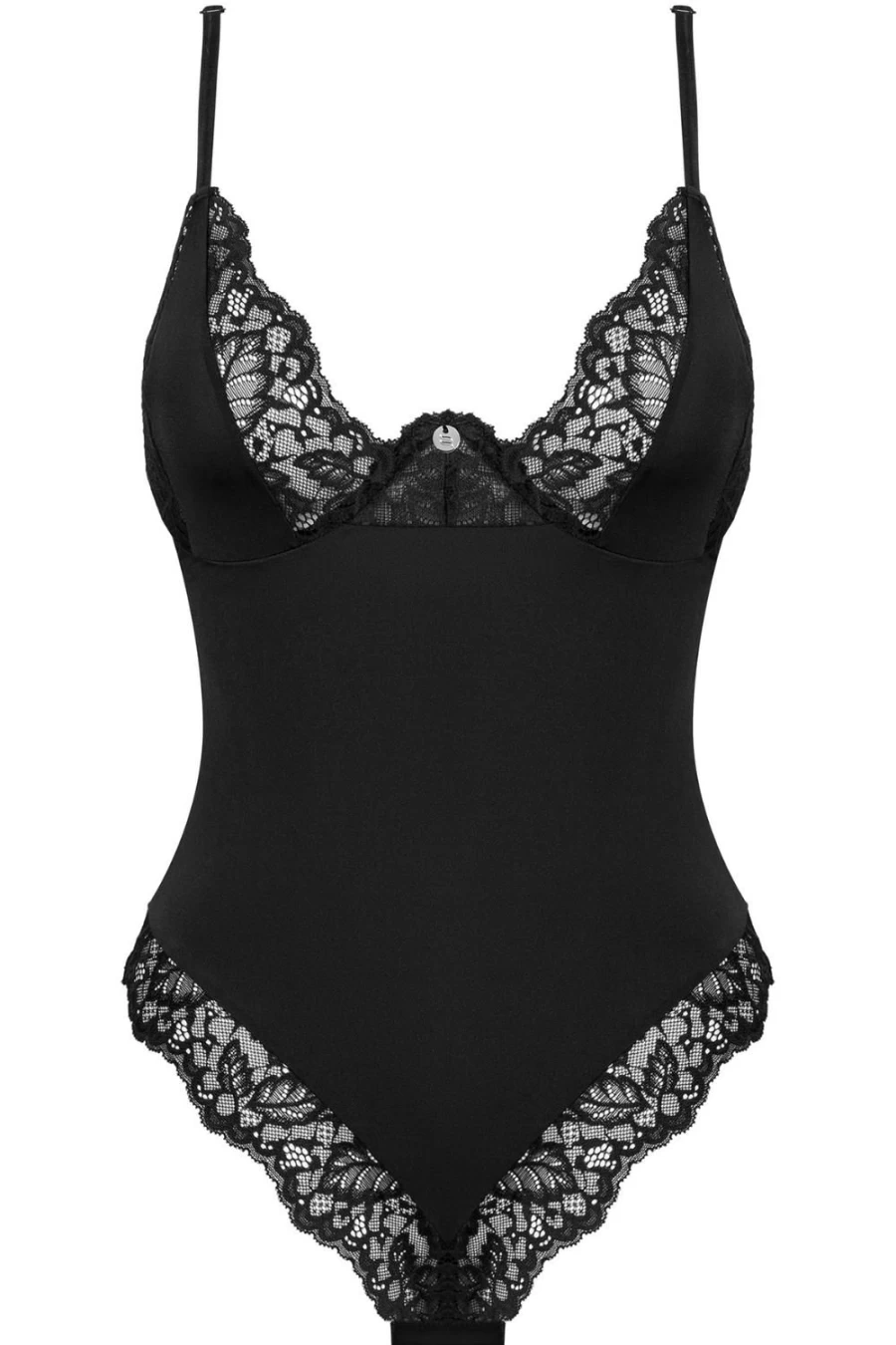 Obsessive Black Bellastia Bodysuit - Women's Stylish & Comfortable Full-Length Bodysuit