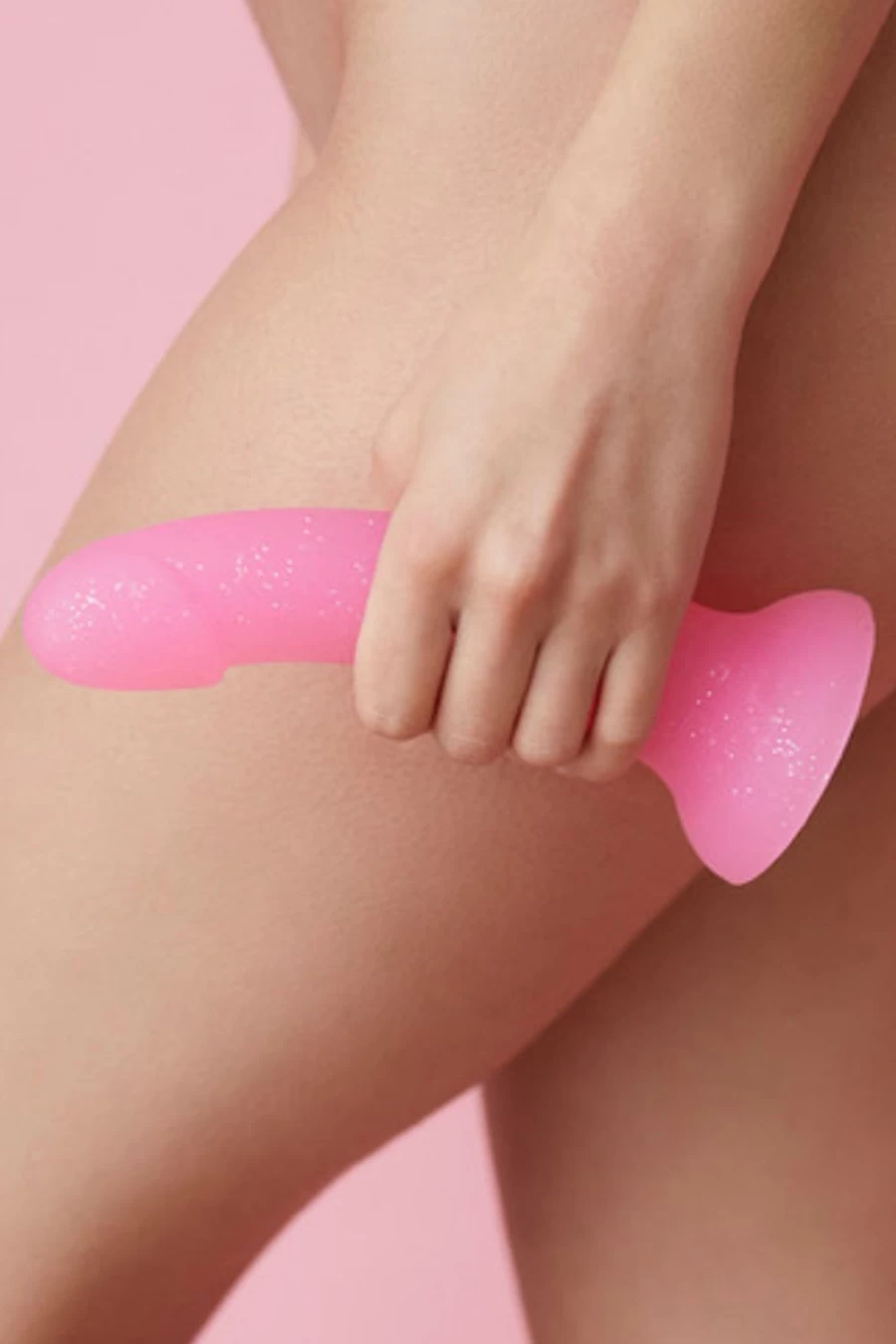 Love to Love Glitzy Pink Dildo - Sparkling Adult Toy for Sensual Pleasure