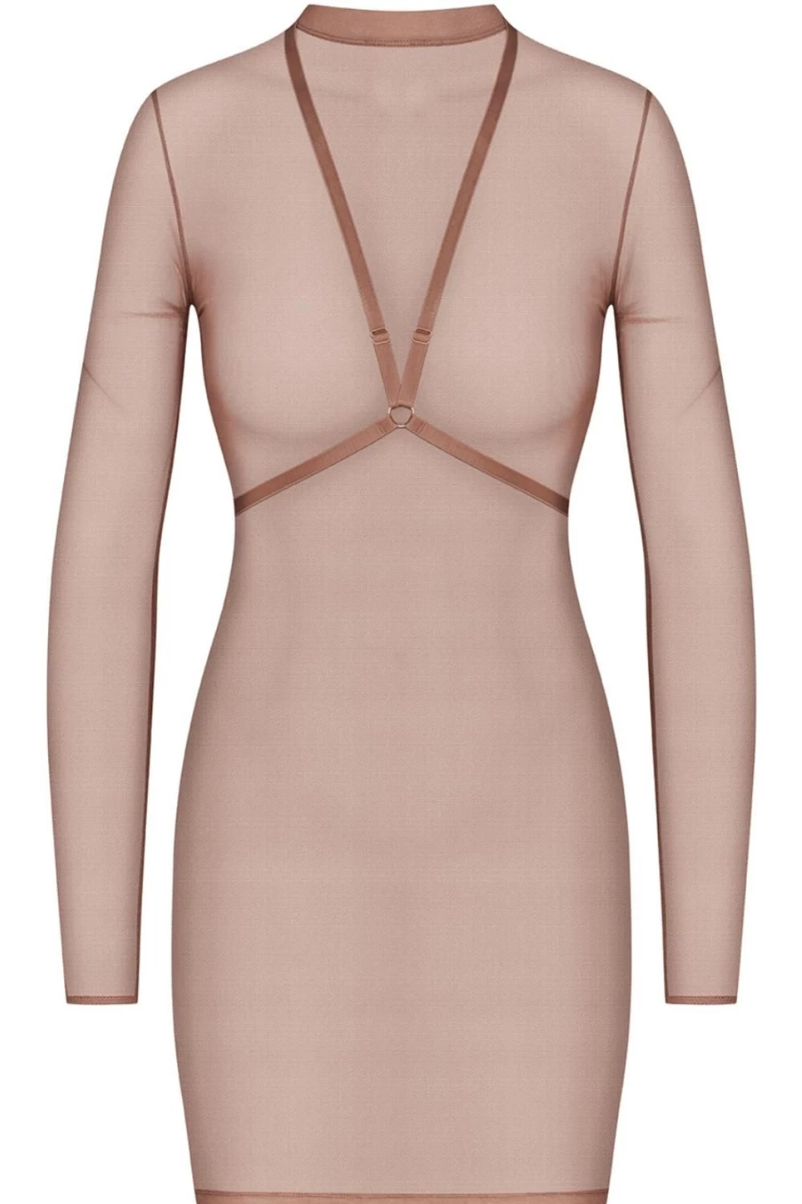Maison Close Ginger Snap & Neon Pink Corps A Corset Dress with Detachable Harness