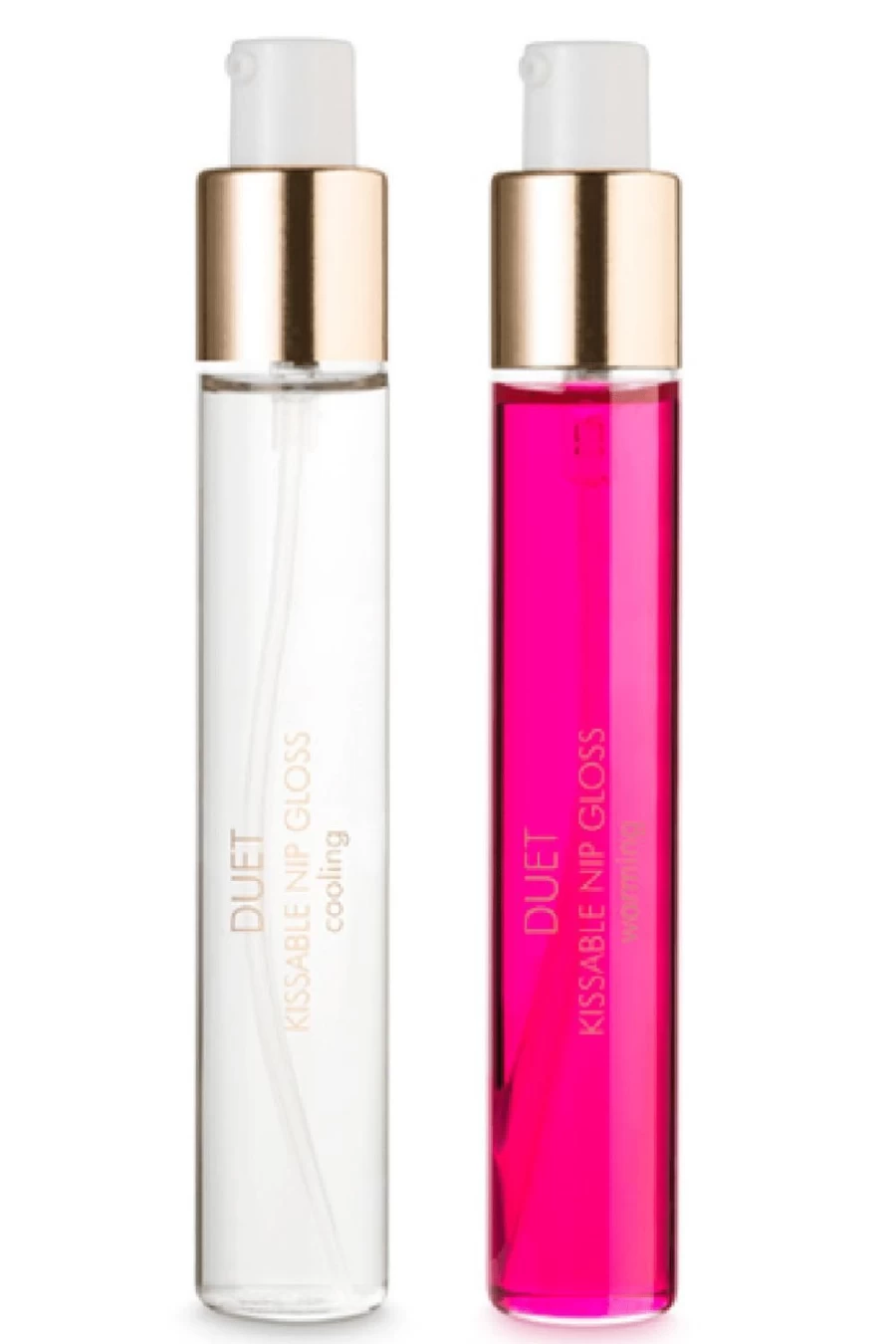Bijoux Indiscrets Kissable Cooling & Warming Nipple Gloss - Dual Sensation Lip & Nipple Balm 2x13ml