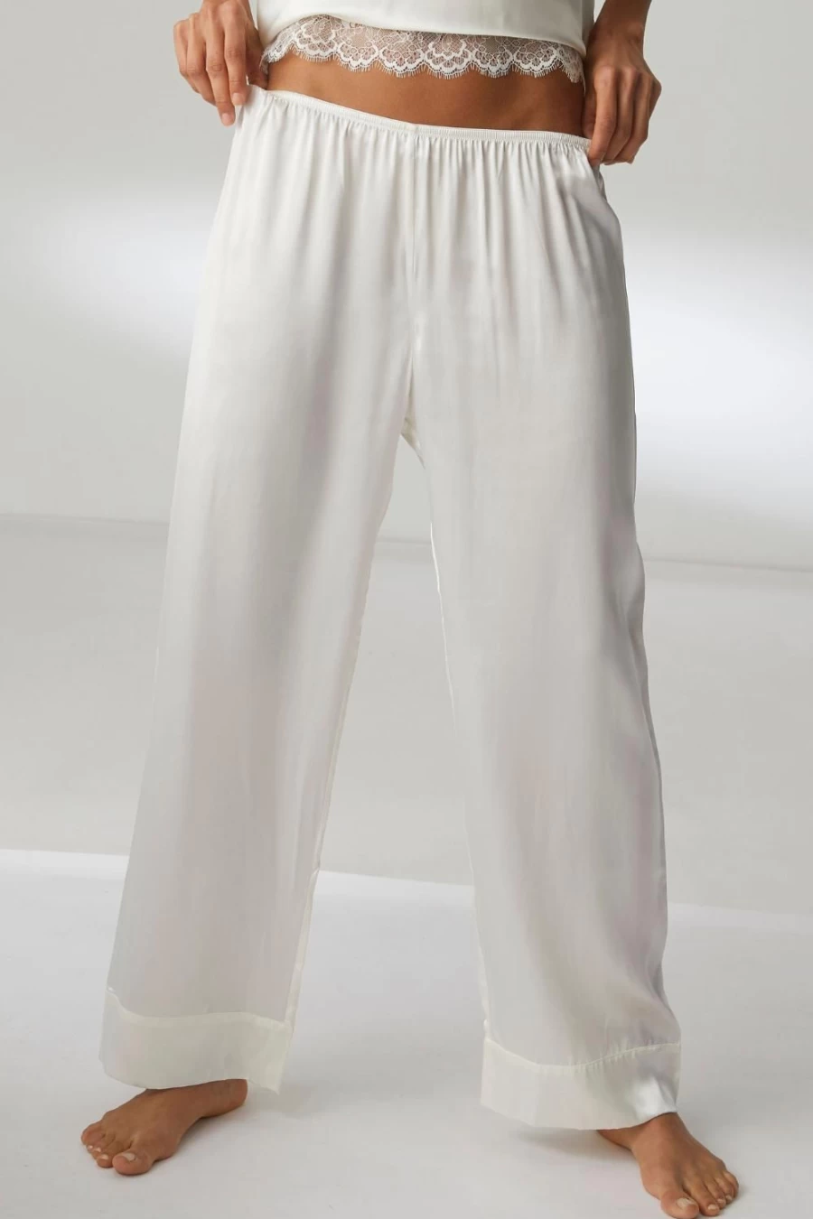 Simone Pérèle Dream Silk Pants in Natural - Luxurious Women's Sleepwear