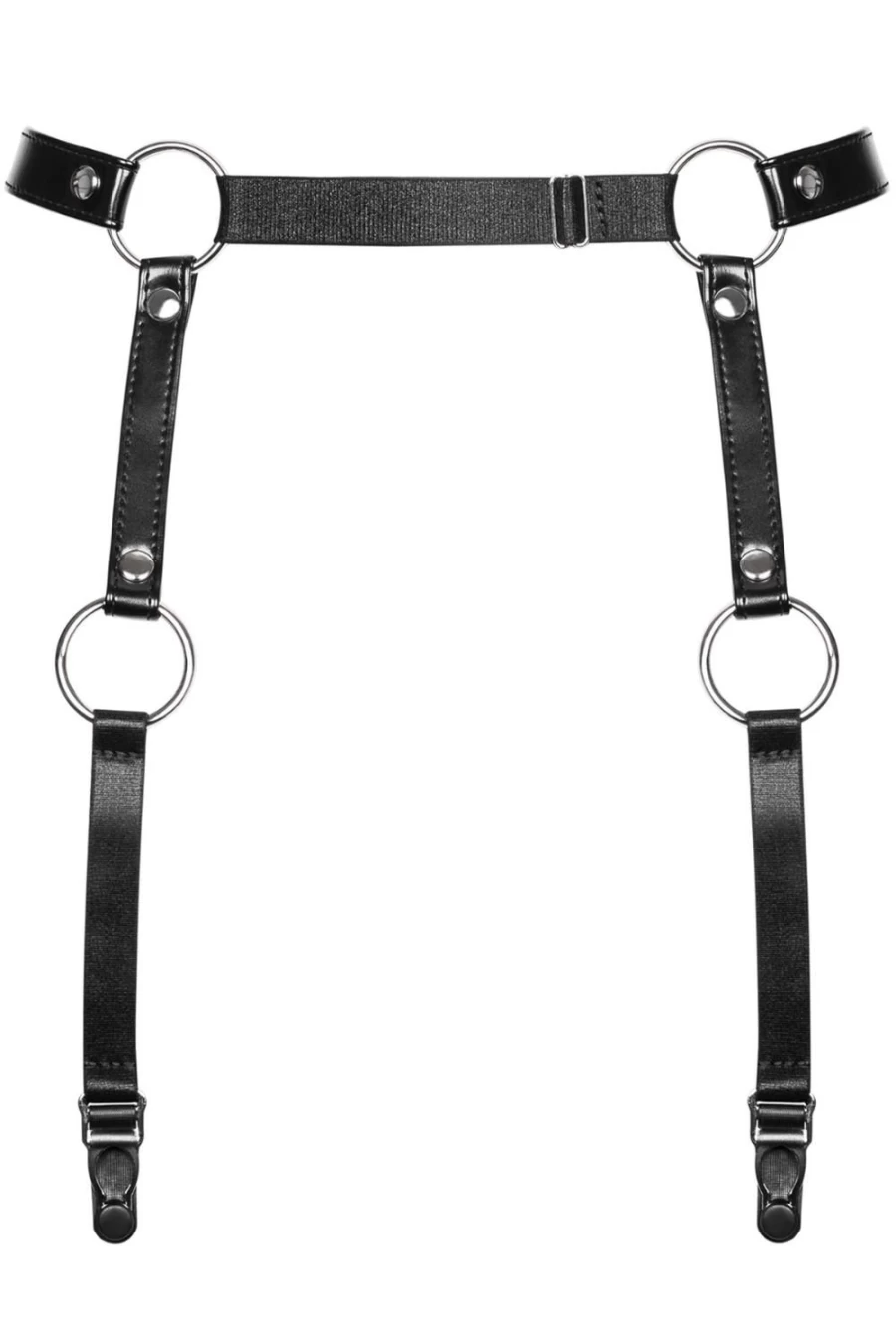 Obsessive Black A741 Suspender Belt for Women - Stylish Lingerie Garter Belt