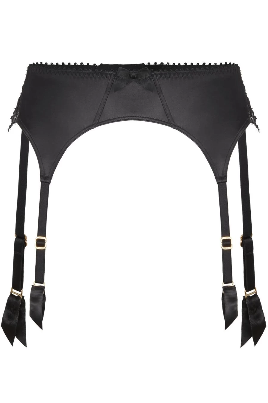 Agent Provocateur Black Ryan Suspender for Men - Premium Luxury Designer Garter Belt