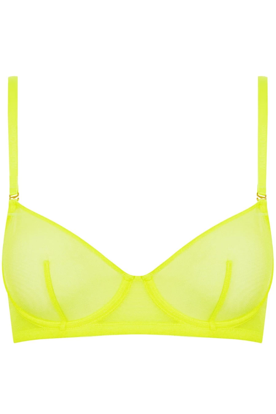 Maison Close Neon Yellow Underwired Bra - Corps A Corset Lingerie