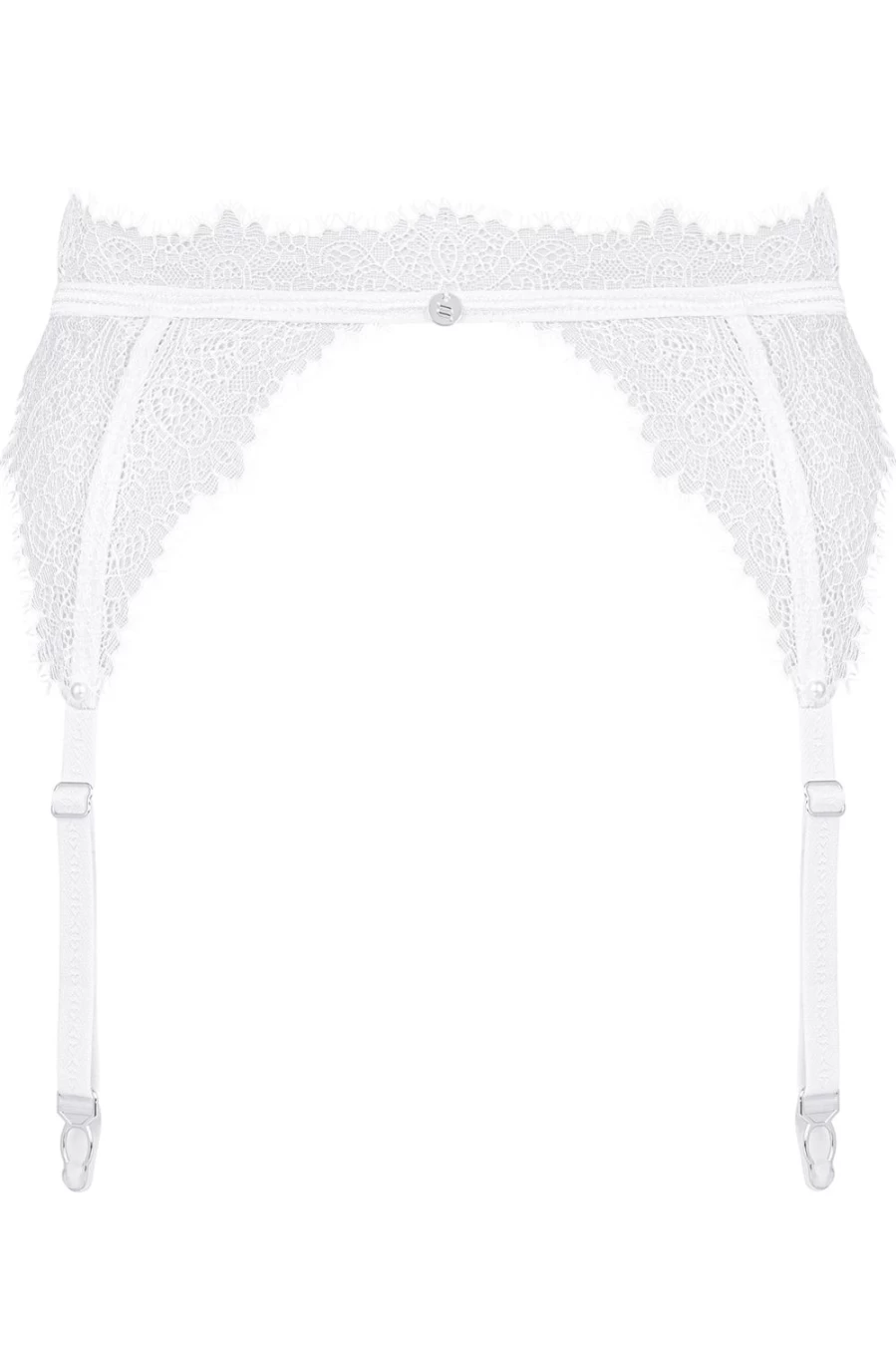 Obsessive Bianelle White Suspender - Elegant & Stylish Design for Women
