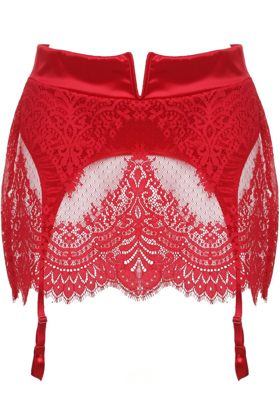Prelude Red Suspender - Stylish Black Swan Design for Elegant Outfits