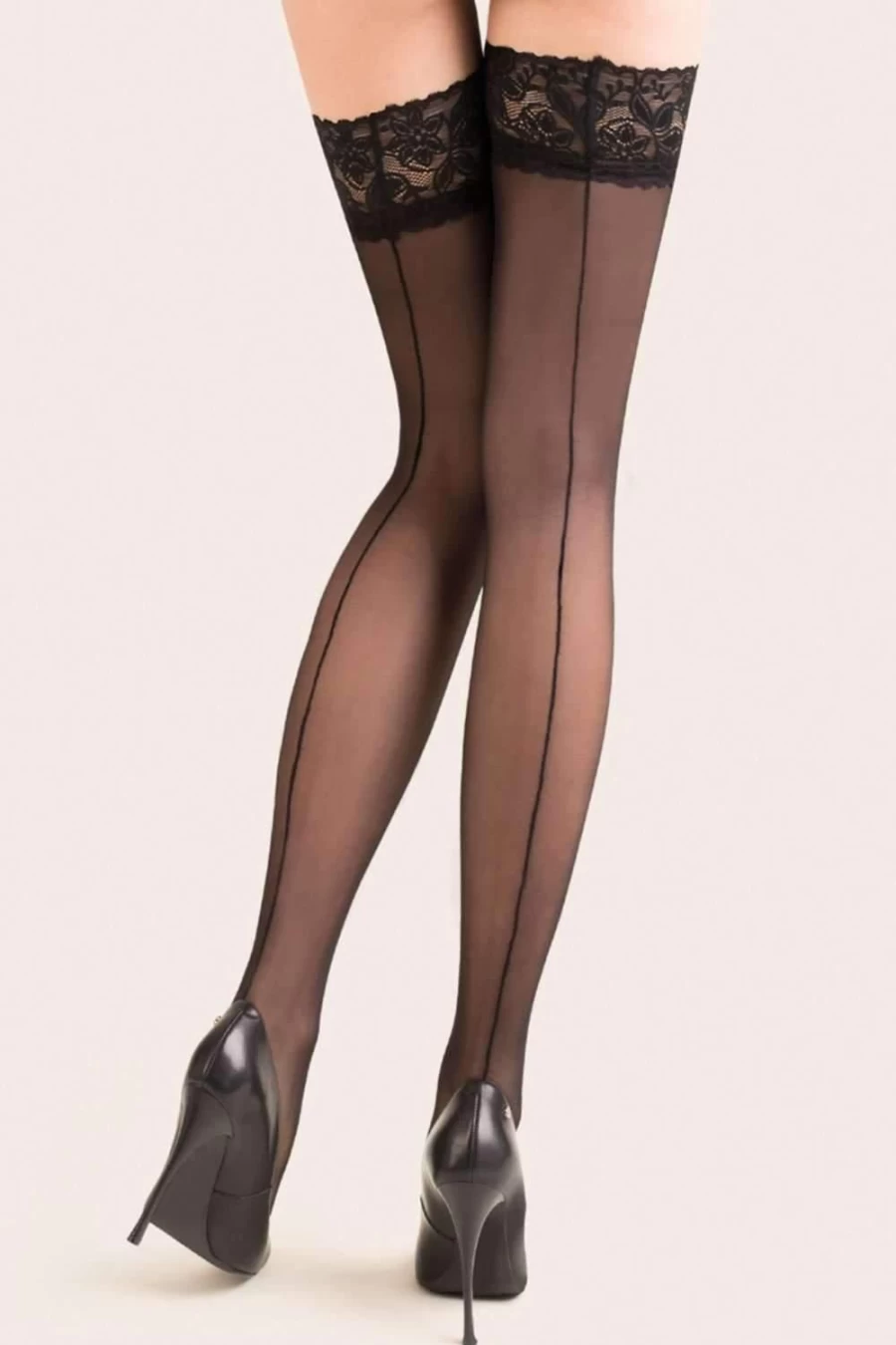 Gabriella Emotion Linette 20 Denier Seamed Hold-Up Stockings