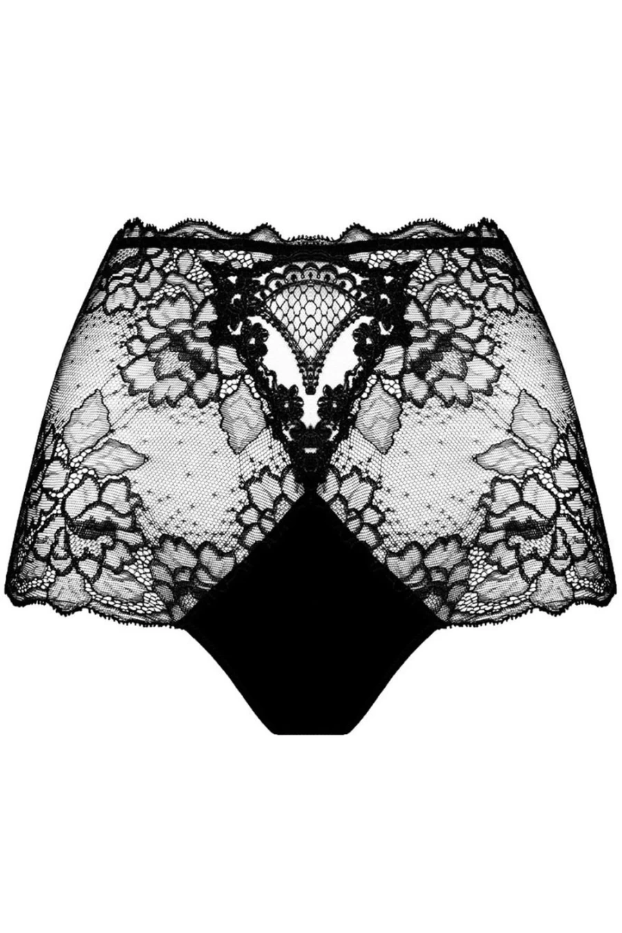 Lise Charmel Sublime En Dentelle High Waist Black Shorty Lingerie