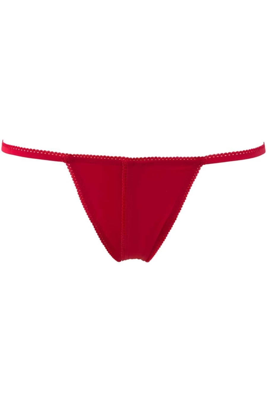 Maison Close Red Openable Thong - Le Petit Secret Lingerie