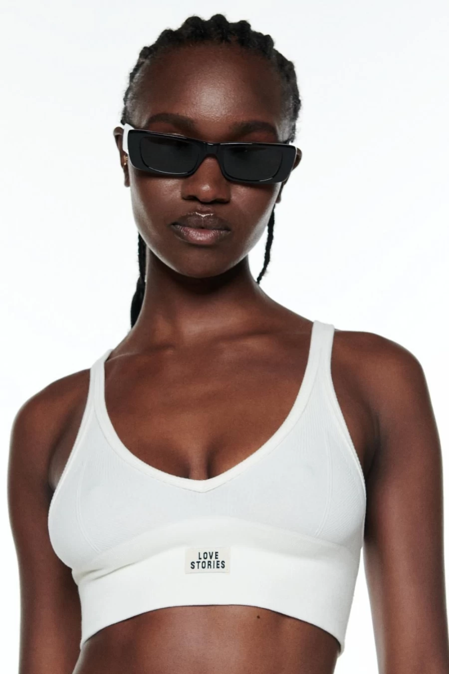 Love Stories Off White Posey Unpadded Bralette - Lace Bralette for Women