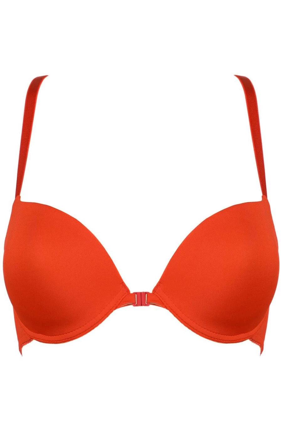 Jolidon Bright Red Push Up Bra for B-C Cup | French Connection Style Lingerie