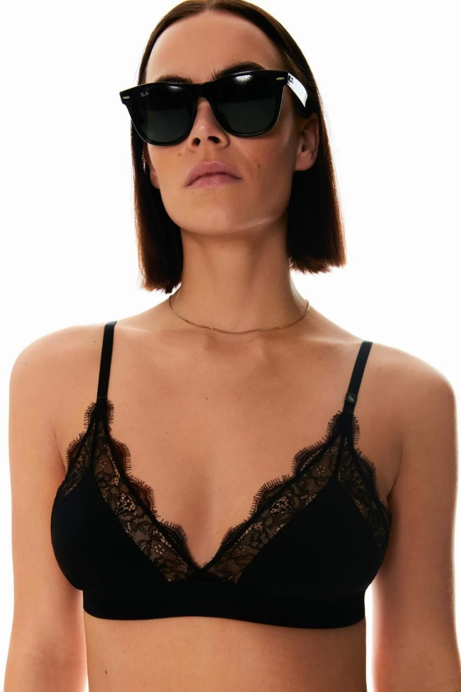 Love Stories Black Lace Unpadded Bralette - Comfortable & Stylish Bralette for Women