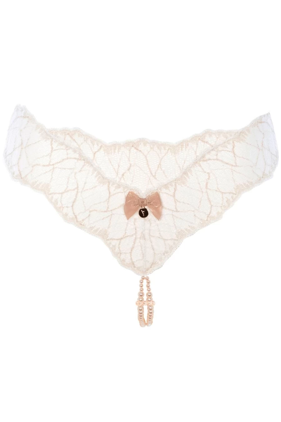 Bracli Ivory Double Pearl Thong Sandals - Sydney Beach Style Elegant Footwear