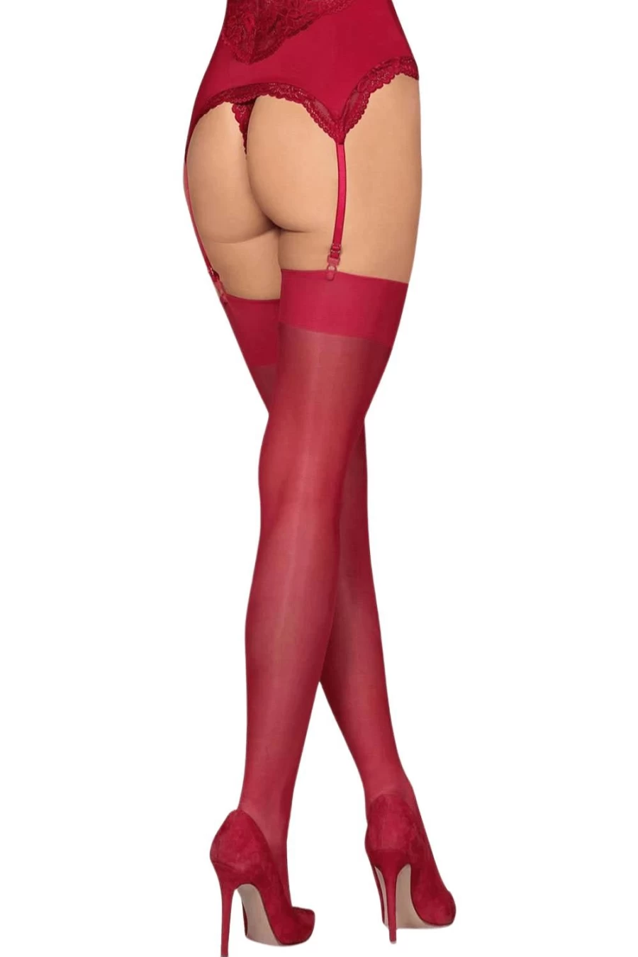 Obsessive S800 15 Denier Ruby Stockings Ultra-Sheer Luxury Hosiery