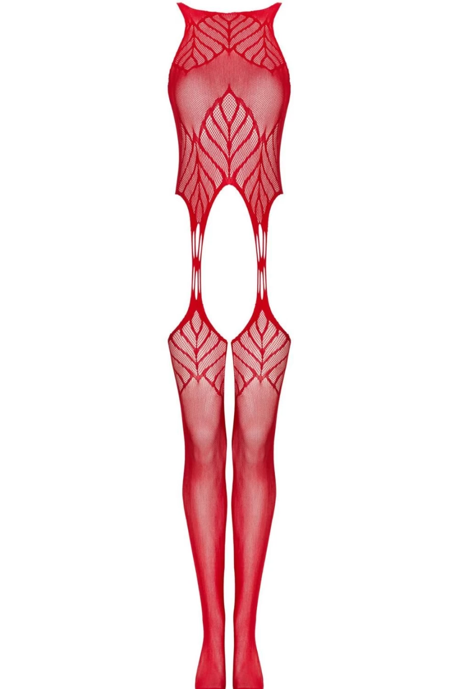 Obsessive Red N122 Bodystocking - Sensual Lingerie for Women